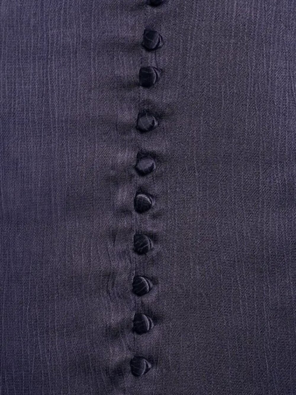 NWT Lulus Abundant Love Navy Blue Ruffled High-Low Maxi Dress (size XS) - Picture 5 of 8